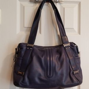 Perlina Leather Satchel Purse